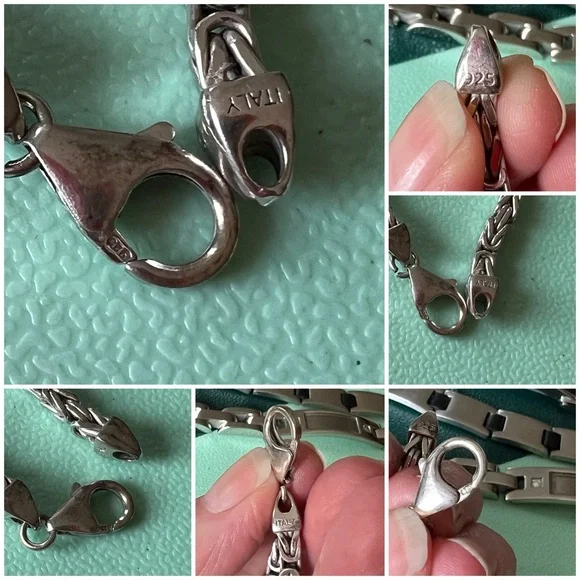 Bracelet for men’s made in Italy 925 - Picture 4 of 8